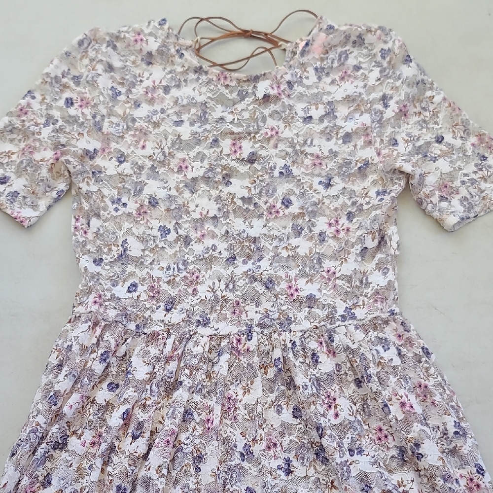 Nameless Floral Lace Maxi Dress